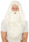 dressforfun Perücke Weihnachtsmann + Bart | Nikolaus Santa Claus Zauberer Fasching Halloween