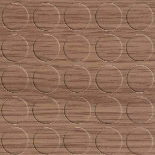 haggiy Selbstklebende Abdeckkappen für Möbel & Böden - Schraubenabdeckung - Abdeckung für Schrauben & Bohrlöcher - Möbelschutzkappen - Ø14 mm - 25 Stück - Möbelpflaster (Eiche)