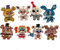 Zhongkaihua 5/6/8 Teile/Set Five Nights At Freddy's FNAF Actionfiguren mit Lichtern FNAF Ornamente FNAF Schlüsselanhänger FNAF Bausteine Kinder