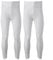 LE11 Pack of 2 Men's Thermal Trousers Long Johns Warm Underwear Baselayer, S M L XL XXL Thermals (M, White)
