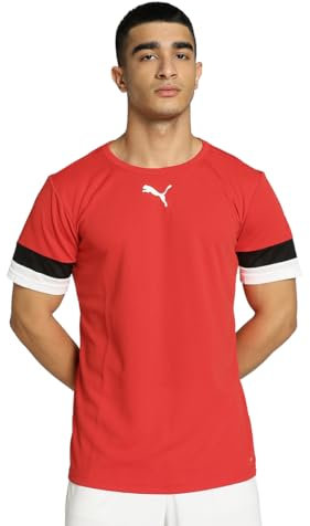 PUMA Herren Teamrise Jersey Shirt, Puma Red-puma Black-puma White, XL EU