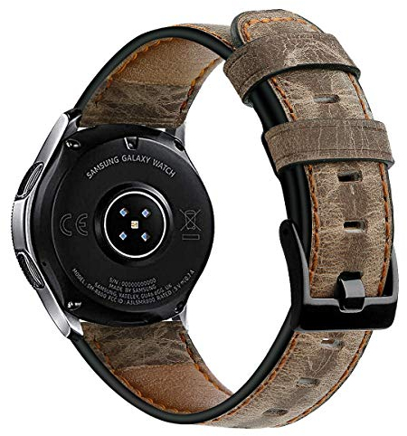 AISPORTS Compatible con Huawei Watch GT4 46mm/GT3 46mm/GT3 Pro Titanium Correa de Cuero,Correa de Reloj de Liberación Rápida de 22mm Correa de Repuesto para Huawei Watch 4/4 Pro/3/3 Pro/Ultimate/Buds