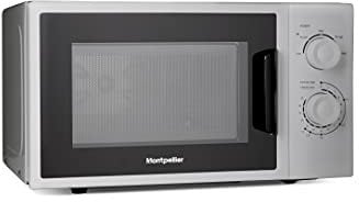 20Ltr Solo Microwave Silver Finish - White Enamel Interior