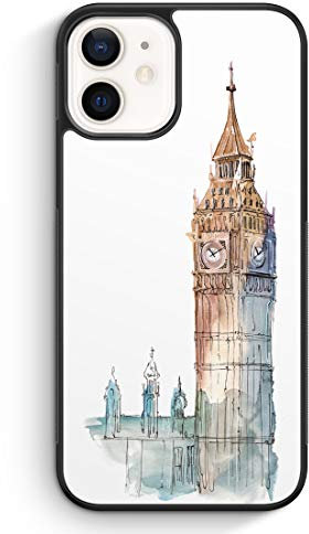 Big Ben London - Silikon Hülle für iPhone 13 - Motiv Design Großbritannien Great Britain Schön - Cover Handyhülle Schutzhülle Case Schale
