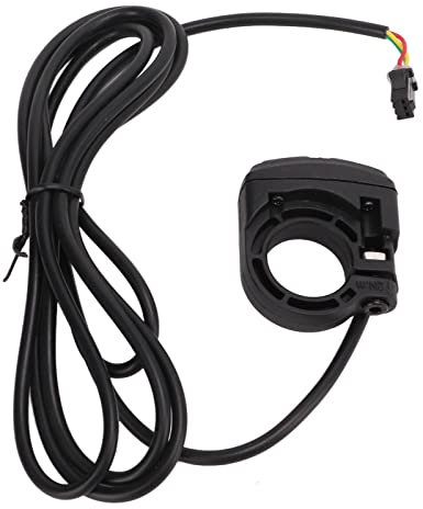 Parte Interruttore Clacson Lampada 2 in 1 per Bici Elettrica, Lampada Durevole per Bici Elettrica e Interruttore di Comando Clacson con Cavo Adattatore Luce per Accessorio Scooter Moto Bici Elettrica