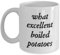What Excellent Boiled Potatoes Pride and Prejudice Mug – Pride and Prejudice – Cadeaux Jane Austen – Tasse Jane Austen – Mr Collins – Cadeau pour amateur de livre – Jane Austen Books 325 ml