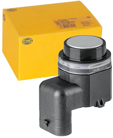 HELLA 6PX 358 141-841 Sensor, Einparkhilfe - 3-polig - gesteckt | Kompatibel mit: VW GOLF V Variant, JETTA III, PASSAT B6, PASSAT B6 Variant, TOURAN, TOURAN VAN