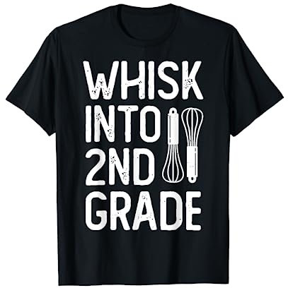 Fouettez en 2e année, amateur de pâtisserie de retour à l'école T-Shirt