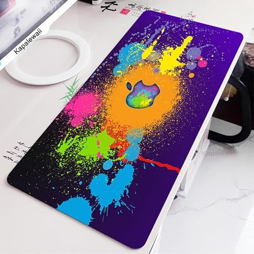 Mauspad für Computer, Laptops, Büros und Zuhause Anime Mauspad groß Xxl pc. Computertisch-Matte-Gamer-Büro-Teppich-Tastatur-Tisch-Gaming-Accessoires Mousepad ( Farbe : Pearl White , Size : XXXL 500x10