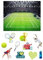 Tennis Court Themed Edible Wafer Paper Cake Topper Scene