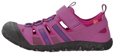 Trollkids Kids Sandefjord Sandal XT | Leicht, Stabile Zehenkappe, Elastische Schnürung mit Klettriegel