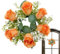 Kerzenring Blumen,Boho- -Stumpenkerzenhalter,Kerzenkranz Für Stabkerzen,Kunstblumenstrauß Eukalyptus Kerzenkränze,Kerzenringe Kränze,Frühlingskerzenringe Für Hochzeits,Haustür,Tischdekoratio