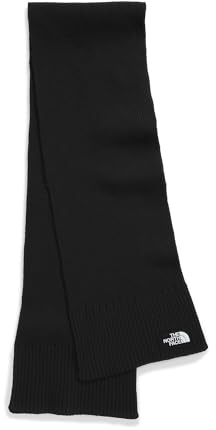The North Face Unisex Logo Box Scarf, Tnf Black, One Size