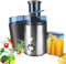 500ml Centrifugal Juicer, 65mm Feeding Chute, 400W Juice Extractor Machine with 3 Speeds Setting, Anti-drip and Anti-slip, Quick Juicing[Energy Class A+++]