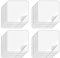 40 Pièces Ruban Adhésif Double Face Multifonctionnel, Tampon Adhesive Double Face, Ruban Adhesif Nano Transparent Lavable, Carré Nano Rubans Adhésifs Doubles Faces Transparent pour Cuisine, Domicile