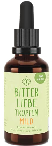 BitterLiebe - Bitter Drops without Alcohol - According to Hildegard von Bingen - The Original from Die Höhle der Löwen - High Dose Bitter Substances Drops Alcohol-free (1)