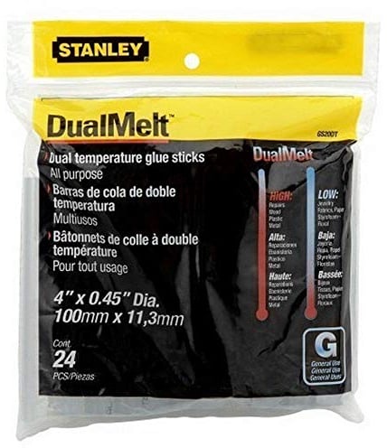 STANLEY 1-GS20DT Ricariche Stick Colla, 100 x 11.3 mm, Set di 24 pz