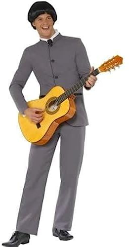 Smiffys Costume icône des Fab Four, gris, avec veste et pantalon