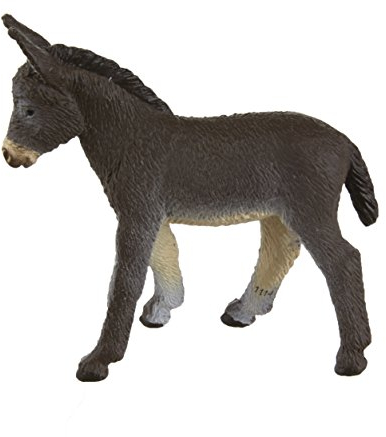 Safari Ltd. Donkey Figurine - Detailed 4 Plastic Model Figure - Fun Educational Play Toy for Boys, Girls & Kids Ages 3+