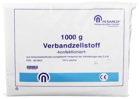 Verbandzellstoff Konfektion.Hochgebleicht