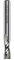 CMT Orange Tools 191.080.11 - Fresa helicoidal z2 pos. d 8x22x70 hwm dx