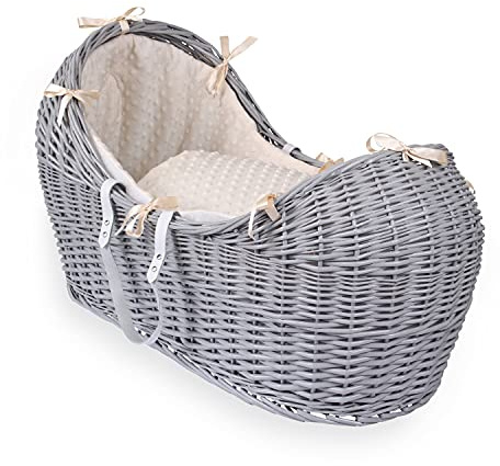 Clair de Lune Grau Geflecht Noah Pod, cremefarben