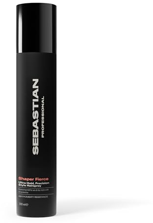 Sebastian Professional Shaper Fierce Mini Hairspray | Strong, Ultra-Firm, All Day Hold | 10.6 oz