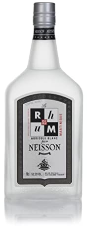 NEISSON - Le Rhum par Neisson - Rhum Blanc Agricole - Origine : France/Martinique - Notes de Canne à Sucre & Réglisse - 52,5 % Alcool - 70 cl