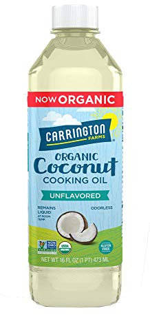 Carrington Farms - Aceite de cocina del coco Unflavored - 16 la Florida. onza.