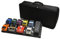Gator Großes Pedalboard aus Aluminium mit Tragetasche – 60,3 x 27 cm Fläche – Inkl. Klettband & Universalhalterung für Netzteile (GPB-BAK-1), Schwarz