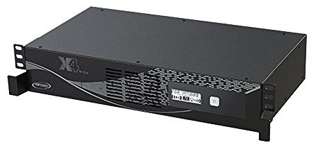 X4 800 RM Plus - Sistemas de alimentación ininterrumpida (SAI/UPS), línea interactiVA, 800 VA, 4 IEC tomacorrientes - 2 SCHUKO tomacorrientes (Garantía 2 años)