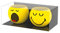 zak! Eierbecher Smiley-Gähnen/Schläfrig 2 Stück, Porzellan, Mehrfarbig, 6 x 6 x 4.5 cm, 2-Einheiten