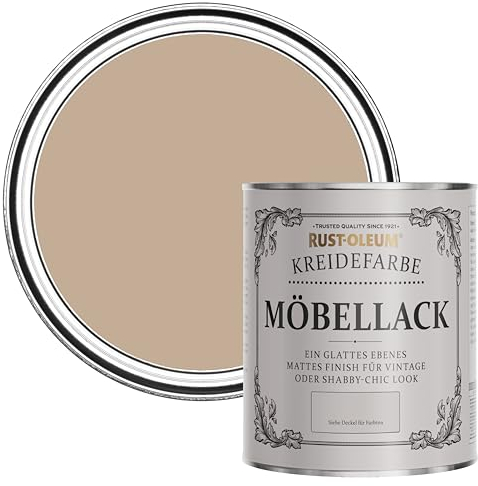 Rust-Oleum Brown Upcycled Furniture Paint in Chalky Finish - Salted Caramel Matt 750ml