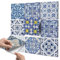 Fliesen-Aufkleber - CREATISTO Fliesenfolie u. Fliesensticker I Dekosticker Badezimmer-Fliesen Küchen-Fliesen selbstklebend - Fliesen renovieren o. Fliesenfarbe I 15x15 cm - Motiv Klassisch - 36 Stück