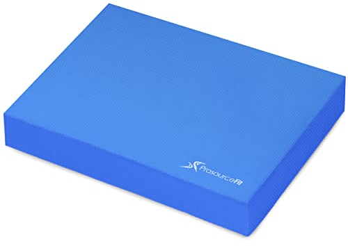ProsourceFit Exercise Balance Pads Pad, Unisex-Adult, Blue-L-(15.5 x 12.75), One Size