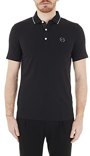 Armani Exchange Herren 8nzf70 Poloshirt, Schwarz, XL