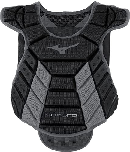 Mizuno Damen Protective 380407.9091.01.0000 Samurai CP 13 Baseball Catchers Gear, Schwarz-Grau