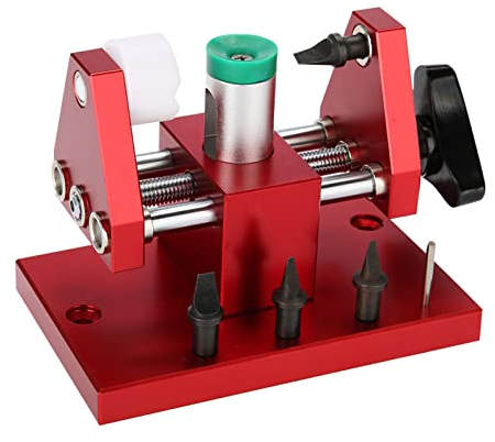Reloj Press Tool, Juego de herramientas de reparación de relojero Snap On Watch Back Funda abridor Banco de trabajo Removedor 07115