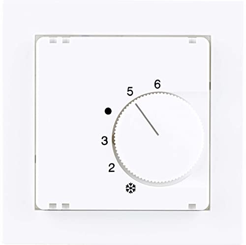 REV Futura, Abdeckung für Heizungsregler (Schliesser), Bedienfeld Thermostat Heizung, weiss