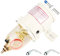 Filtro carburantE separatore d'acqua, separatore oliO acqua in acciaio inossidabile 500FG Filtro carburante sostitutivo Accessorio modificato per camion