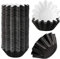 Boao Reusable Wax Warmer Liners - Leakproof Electric Candle Warmer, Pluggable Wax Melter and Burner (Black, 50 Pieces)