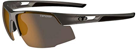 Tifosi Centus Single Lens Sunglasses: Classic design with durable, shatterproof lenses