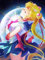 HUASHUZI 5D Diamond Painting Sailor Moon Anime Set Full 30X40cm Bilder Diamant Malerei Poster Erwachsene Kreuzstich Kits