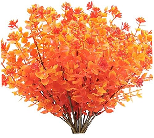 SunaOmni Flores de otoño, decoración artificial de otoño, flores artificiales, hojas artificiales, ramas, plantas de otoño, flores artificiales de otoño, decoración de otoño para el jardín del hogar,