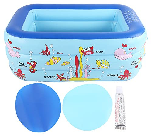 Alomejor Aufblasbarer Kinderpool, Kiddie Gute Qualität Lounge-Pool über Dem Boden für Kinder