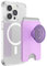 PopSockets: PopWallet+ for MagSafe - Adapter Ring for MagSafe Included - Card holder with an Integrated Swappable PopTop for Smartphones and Cases - Lavender