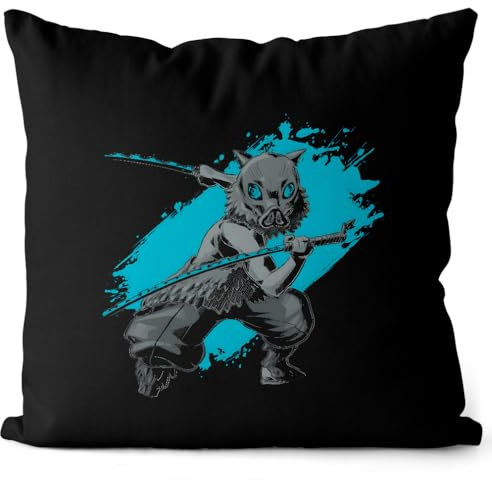 style3 Dark Inosuke Kissen mit Füllung 40cm Baumwolle Demon Anime Japan Manga