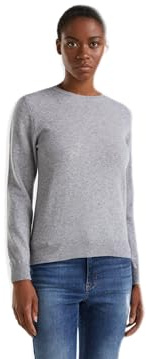 United Colors of Benetton Shirt G/C M/L, grau, L