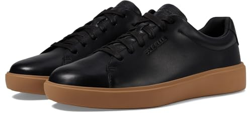 Cole Haan Men's Grand Crosscourt Traveler Sneaker, Black/Gum Tan, 9-M UK