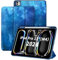 CACOE Funda para iPad Pro 11 Pulgadas 2024 (M4, 5ª Generación), Carcasa con Soporte Lápiz, Funda Ultra Slim Tríptica, Auto Encendido/Apagado, Capa Compatible iPad Pro 11 Pulgadas M4 (Estrella Azul)